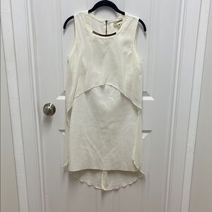 Elegant Cream Sleeveless‎ Dress